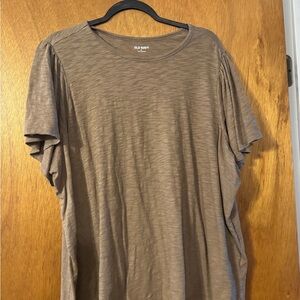 Old Navy Women’s Tan Short Sleeve Tee